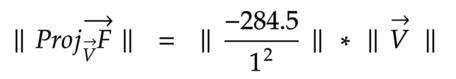 projection equation